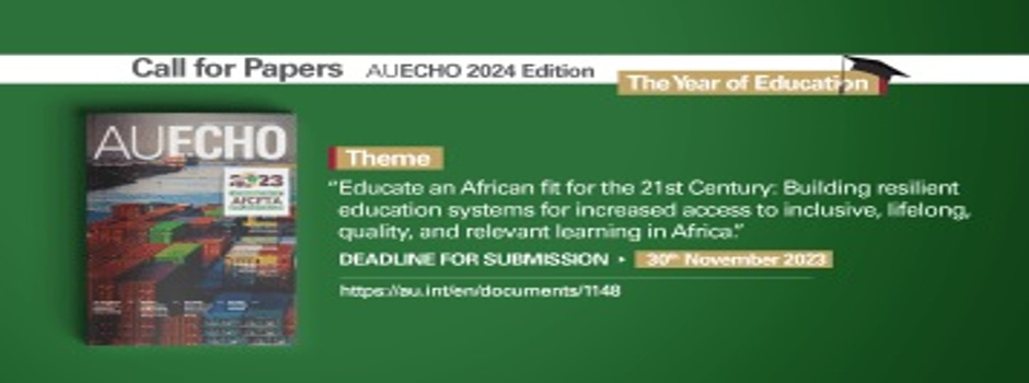 
															Call for Papers: AU ECHO 2024 Edition
